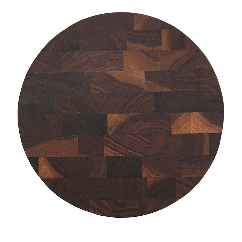 JK ADAMS J. K. ADAMS 12 ROUND WALNUT END GRAIN BOARD