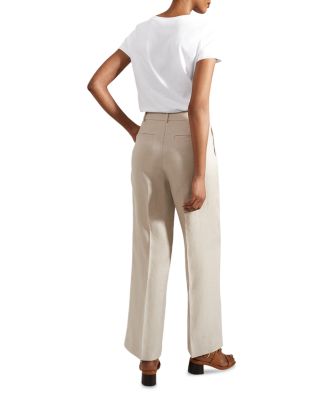 Roberta Linen Wide Leg Pants