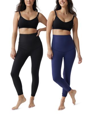 Active Postpartum Light Compression Leggings, Pack of 2
