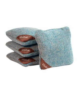 Elakai Herringbone Wool Aviator Cornhole Bags - Ages 8 Years+