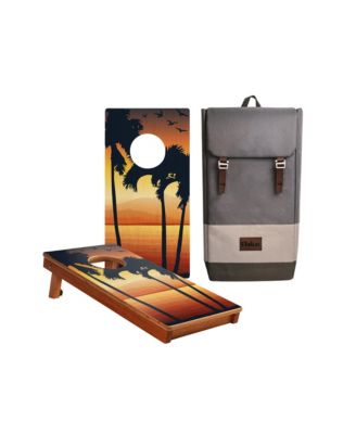 Elakai 1ft x 2ft Virgin Islands Compact Travel Cornhole Boards - Ages 8 Years+