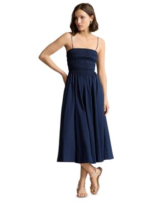 Ralph Lauren Ralph Lauren Smocked Midi Dress | Bloomingdale's