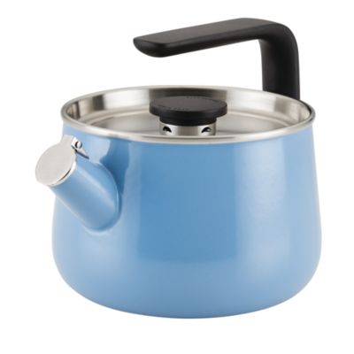 Enameled Steel Induction 2 Qt Whistling Tea Kettle