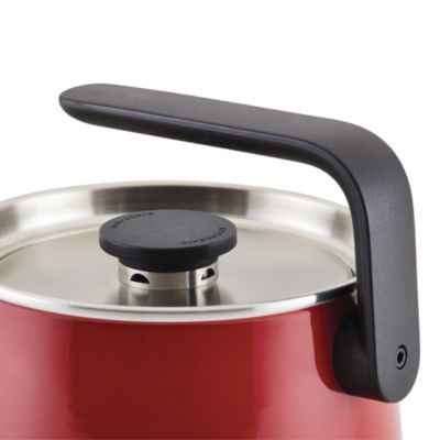 Enameled Steel Induction 2 Qt Whistling Tea Kettle