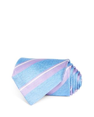 David Donahue Silk Classic Stripe Tie