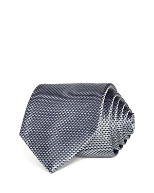 Shop The Men's Store At Bloomingdale's Silk Classic Geometric Tie - 100% Exclusive In Black