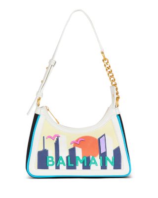 Balmain - B-Army Postcard Print Shoulder Bag