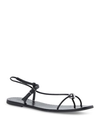 Loeffler Randall - Women's Strappy Embellished Thong Sandals