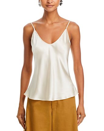 White Silk Camisole - Bloomingdale's White Silk Camisole - Bloomingdale's