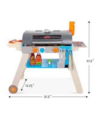 Deluxe Grill & Pizza Oven Play Set - Ages 3-6