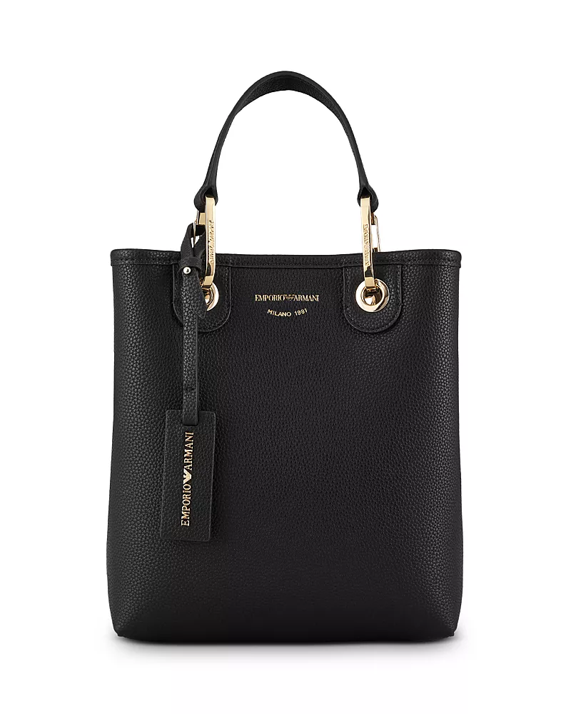 Emporio Armani Deer Print MyEA Vertical Shopper Bag