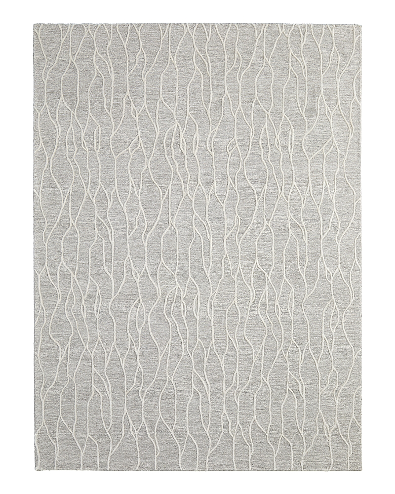 Shop Feizy Enzo 7428734f Area Rug, 8' X 11' In Taupe/black