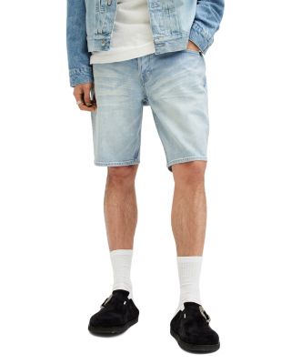 ALLSAINTS - Switch Skinny Fit Denim Shorts in Light Indigo