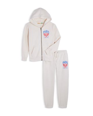 Vintage Havana Girls Paris Full Zip Hoodie and Jogger Pants Set Big Kid Bloomingdale s