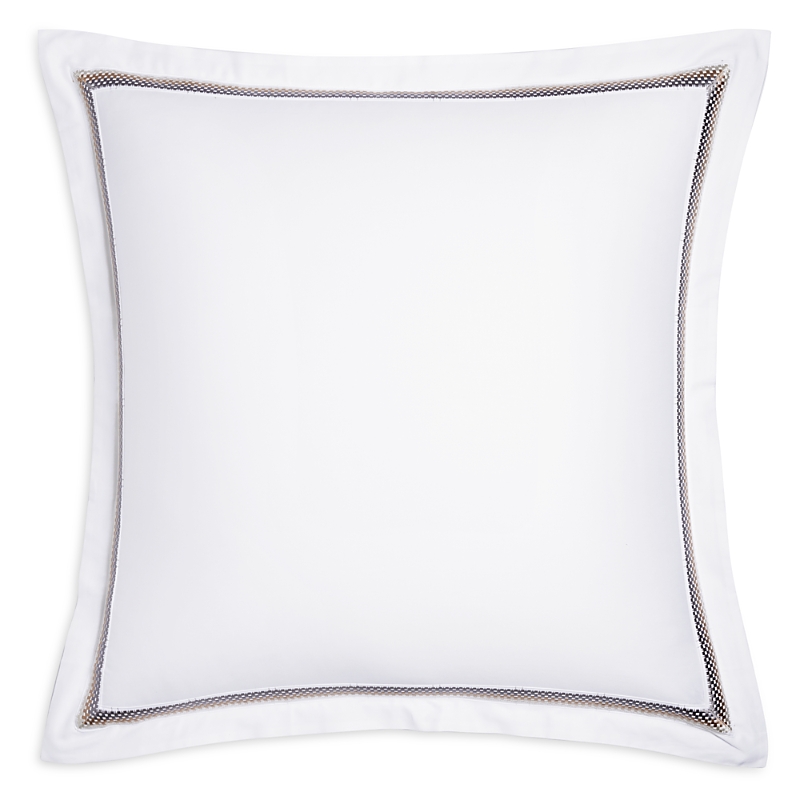 Amalia Home Collection Douro Euro Sham In White/greige