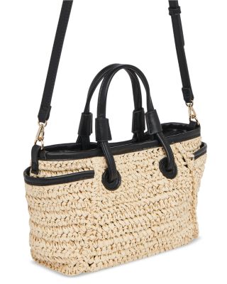Aylin Mini Straw Popper Tote
