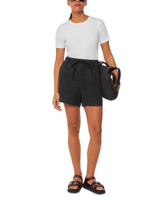 Linen Elasticized Shorts 