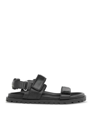 Whistles - Women's Ria Black Sporty Velcro Sandals