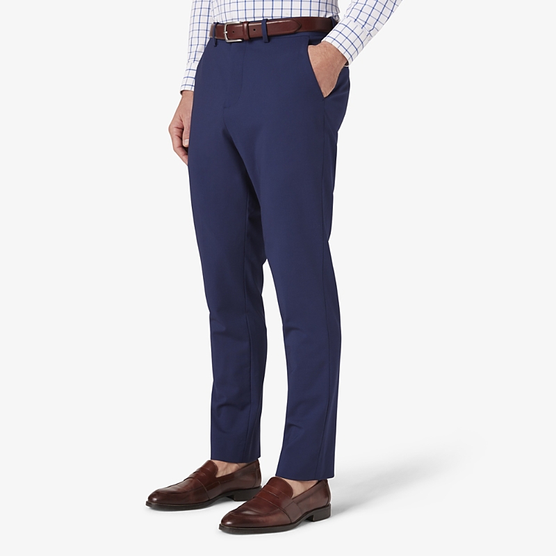 Mizzen + Main Fresco Suit Pant Navy Solid In Navy