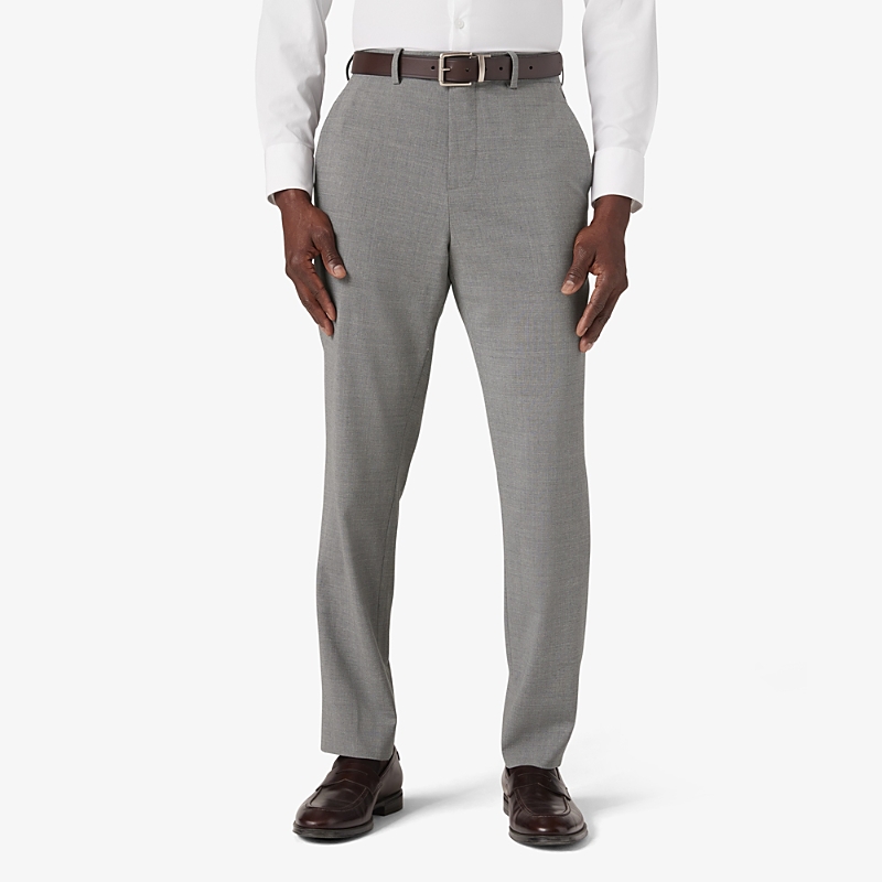 Mizzen + Main Fresco Suit Pant Navy Solid In Medium Grey