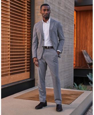  Fresco  Suit Jacket  Navy Solid