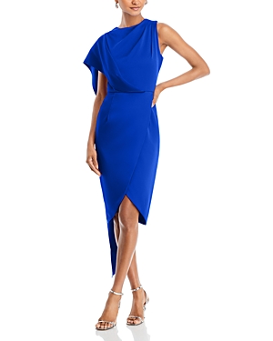 Shop Black Halo Janella Sheath Dress In Vibrant Blue