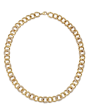 Bloomingdale's Diamond Link Necklace In 14k Yellow Gold, 4.50 Ct. T.w.