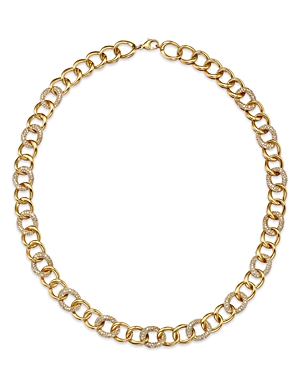 Bloomingdale's Diamond Link Necklace In 14k Yellow Gold, 4.50 Ct. T. W. In Gold