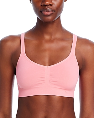 Shop Le Mystere Seamless Comfort Bralette In Coral Sand