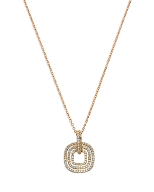 Bloomingdale's Diamond Triple Ring Pendant Necklace In 14k Yellow Gold, 0.50 Ct. T. W. In Gold