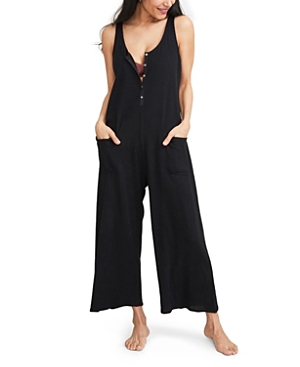 Hatch Collection The Maternity Nursing Friendly Feeding Jumpsuit In Black