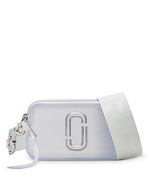 Shop Marc Jacobs The Jelly Snapshot Bag In Clear/nickel