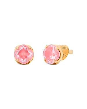 Shop Kate Spade New York Pop Of Joy Flower Stud Earrings In Pink/gold