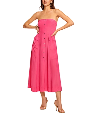 Shop Ramy Brook Blair Dress In Pink Punch