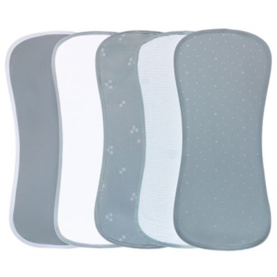 Unisex Middle Layer Reversible Burp Cloth Fleece 5 Pack - Baby