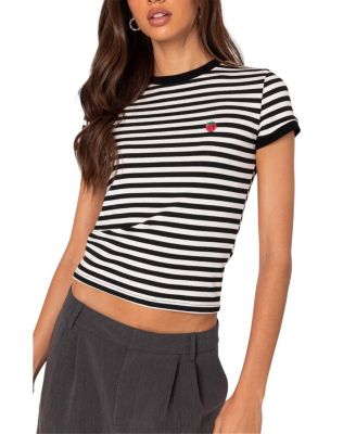 Strawberry Fields Striped Tee