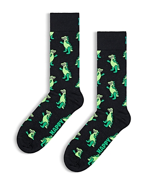 Shop Happy Socks Men's Inflatable Dino Socks In Black