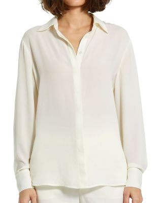 Classic Georgette Button Up Shirt