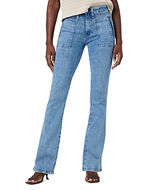 Barbara High Rise Bootcut Jeans in Starlet