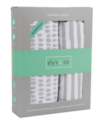 Unisex Waterproof Bassinet Sheet Set - Baby