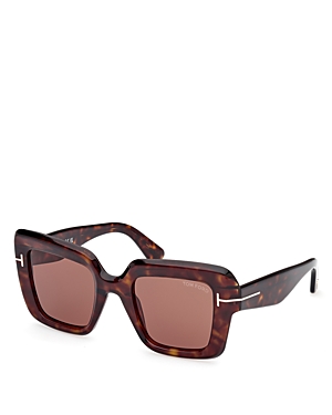 Tom Ford Ft115752j In Havana/brown Solid