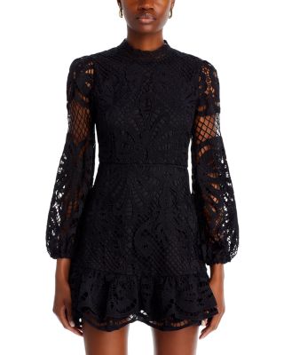 Long Sleeve Lace Dress - Exclusive