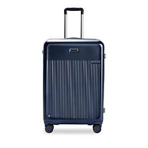 Shop Briggs & Riley Medium Expandable Spinner Suitcase In Navy