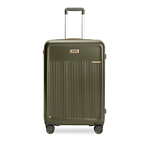 Briggs & Riley Sympatico 3.0 Medium Expandable Spinner Suitcase In Olive