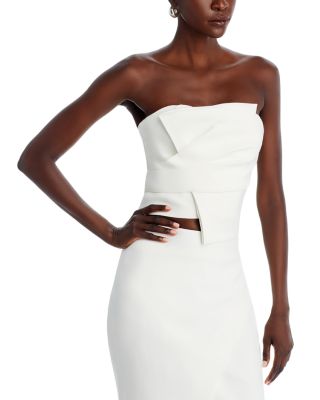 BCBGMAXAZRIA - Strapless Asymmetrical Top