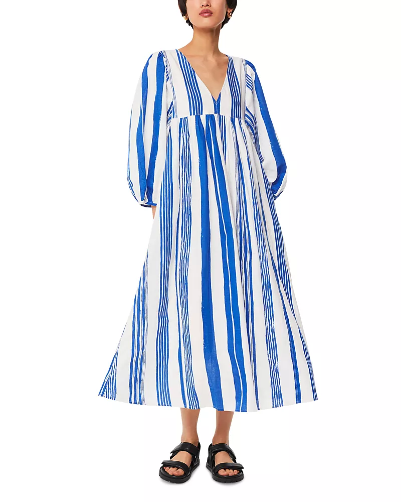 Whistles Painted Stripe Gloria Dress
