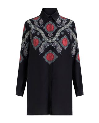 Etro - Floral Medallion Silk Shirt