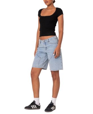  Priscilla Lace Trim T-Shirt