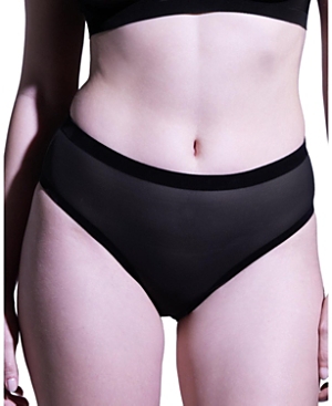 EBY SHEER HIGH CUT HIGHWAISTED BRIEF