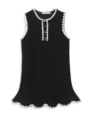 Self-Portrait - Girls' Crocheted Mini Dress - Little Kid, Big Kid